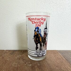 1988 Kentucky Derby Churchill Downs Horse‎ Race Collectible Mint Julep Glass